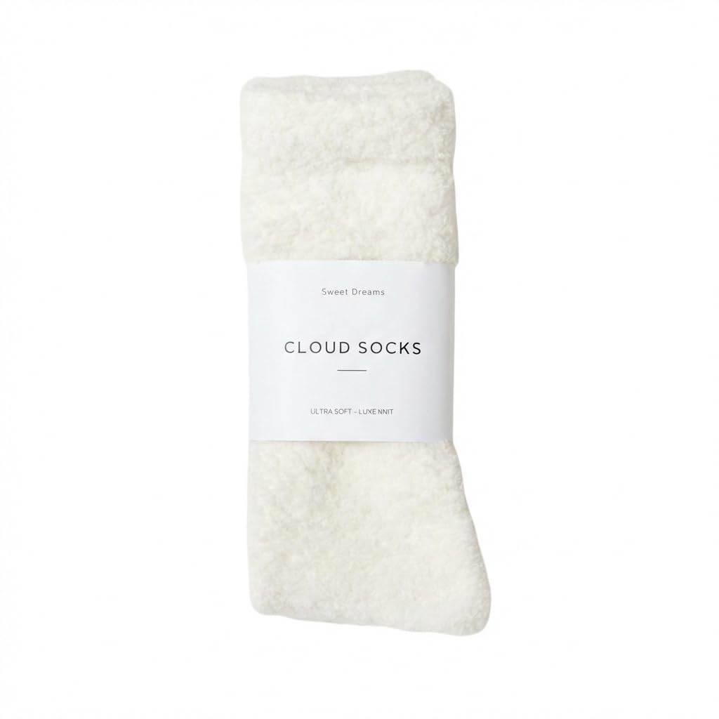 Unboxme Gifts Warm & Cozy Ultra-Luxe Cloud Sock, Gift for Women & Men - Super Soft Luxurious Fabric Sleep Socks