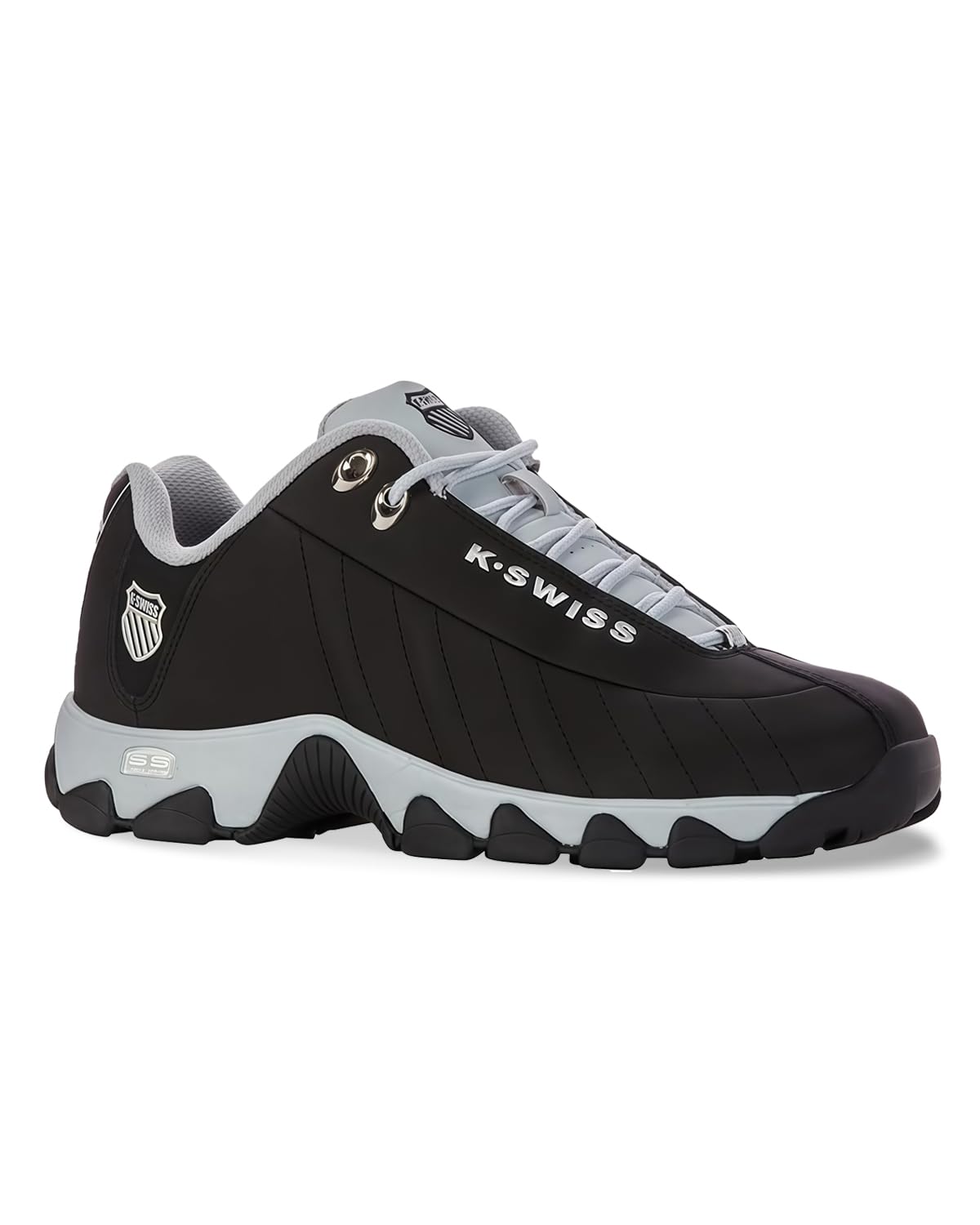 K-Swiss Men's ST329 CMF Sneaker, Wide Tennis Walking Shoes Leather Upper