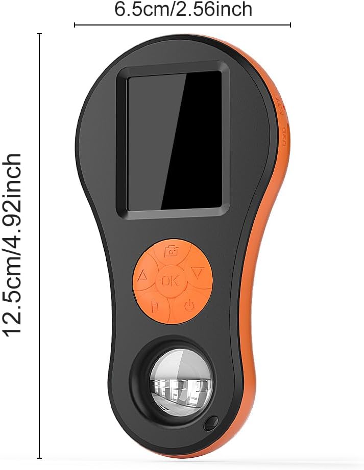 Digital Microscope Handheld 2.0 inch IPS Color Screen,Portable Digital Magnifying Glass,Marco Microscope for Kids,Built-in 8LED Lights,USB Compatible with PC Windows, Mac OS