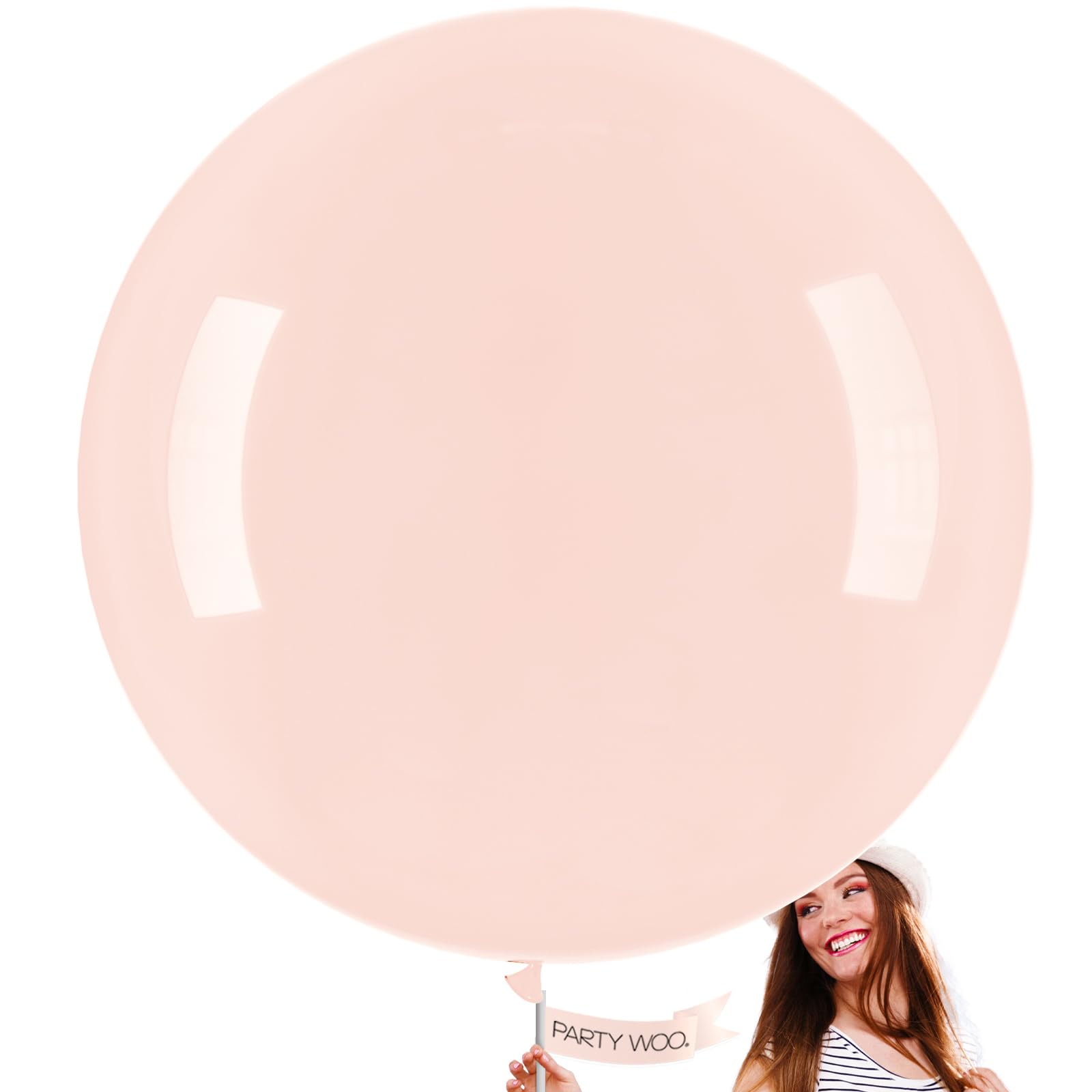 PartyWoo Nude Balloons 50pcs 5 Inch Apricot Boho Fall Neutral Latex Helium Balloons for Graduation Wedding Anniversary Birthday Boy Baby Shower Woodland Boho Theme Party Decorations Brown-F05