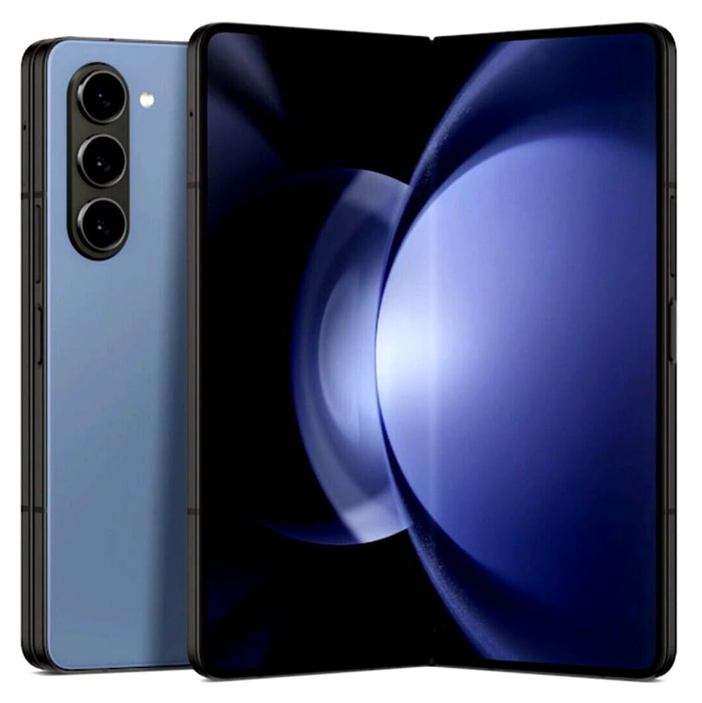 Samsung Galaxy Z Fold 5 5G US Version, 512GB, Blue - Unlocked (Renewed)