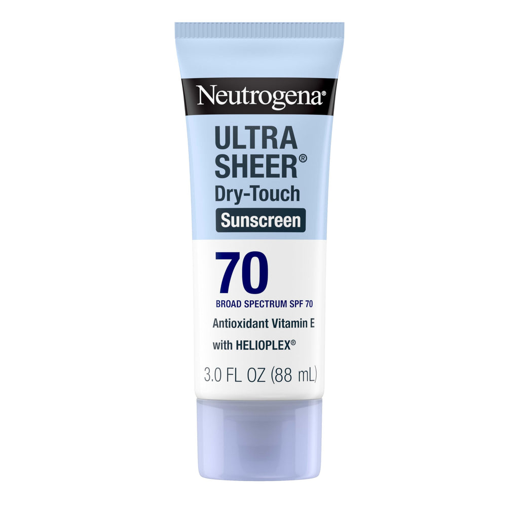 Neutrogena Ultra Sheer Stick Sunscreen for Face SPF 60, Invisible Finish, Broad Spectrum UVA/UVB Sun Protection - Vitamin C & E, Non Greasy, Fragrance Free, Water Resistant 80 Min, Travel Size, .47 oz