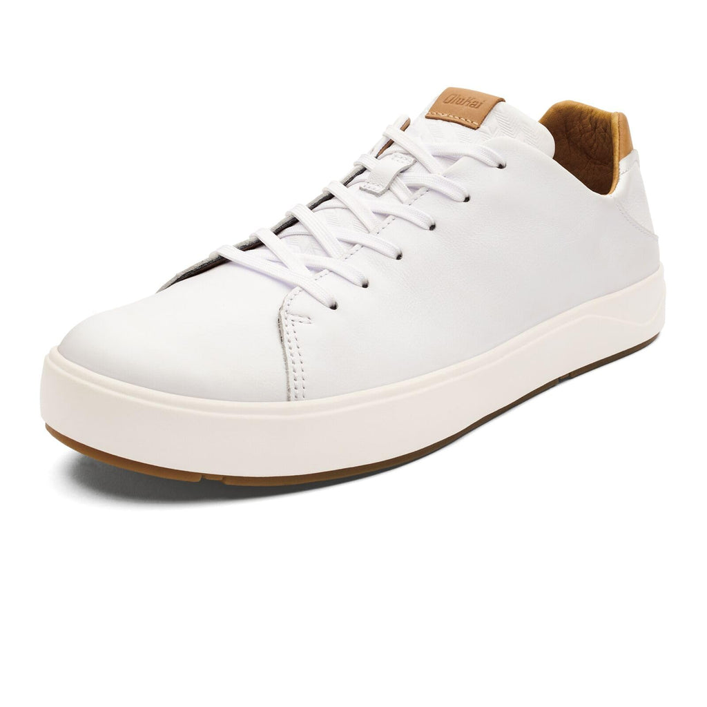 OLUKAI Lae'ahi Li 'Ili Men's Waterproof Leather Sneaker, Versatile & Casual Everyday Shoe, All-Day Comfort & Support, Enhanced Grip & Traction