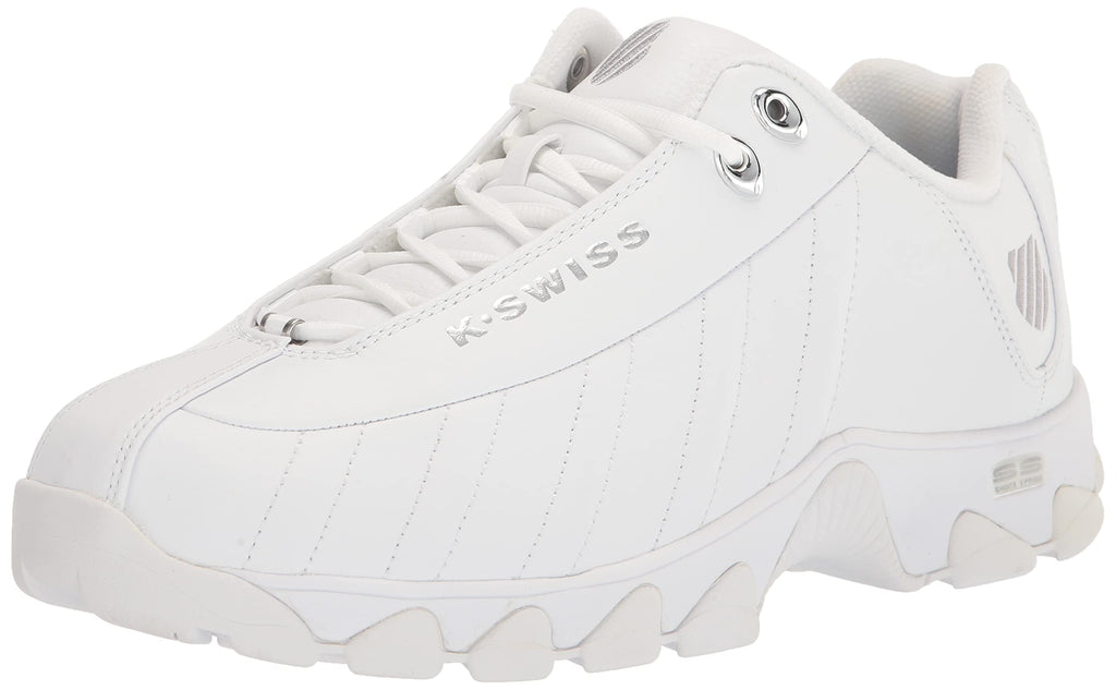 K-Swiss Men's ST329 CMF Sneaker, Wide Tennis Walking Shoes Leather Upper