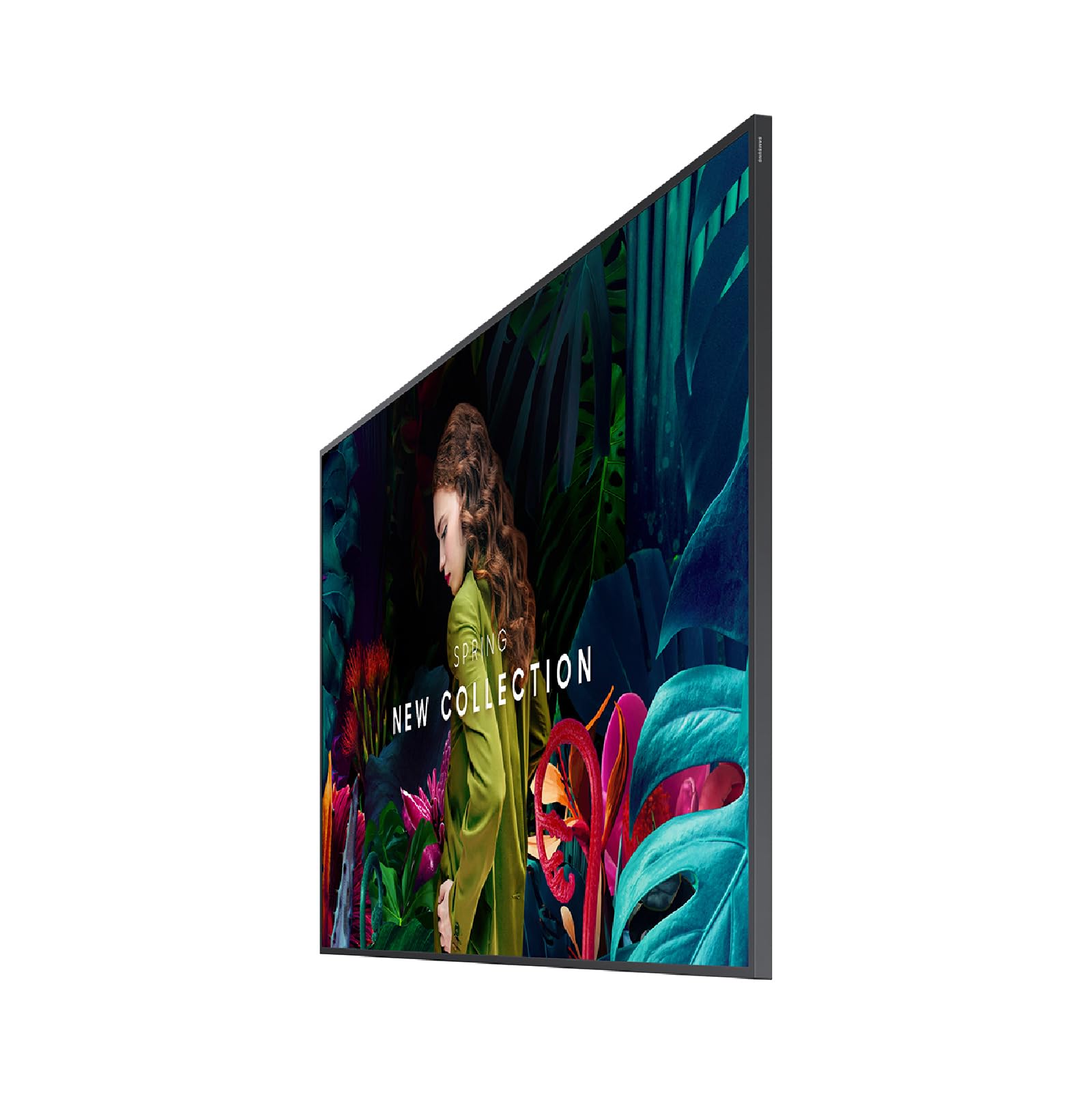 Samsung 55” Commercial UHD Signage, 28.5mm Depth, Dynamic Crystal Color, Quantum Processor Lite 4K, Ultra Slim Depth, Home UI, Centered VESA Holes, 3-Year Warranty, LH55QBCEBGCXGO
