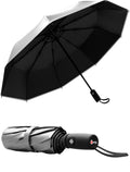 REPEL Windproof Travel Umbrella - Compact & Withstands Winds up to 85MPH , Strongest Premium Auto Folding Umbrella for Rain and Sun - Durable, Light & Portable for Women & Men , Fits Backpack & Cars