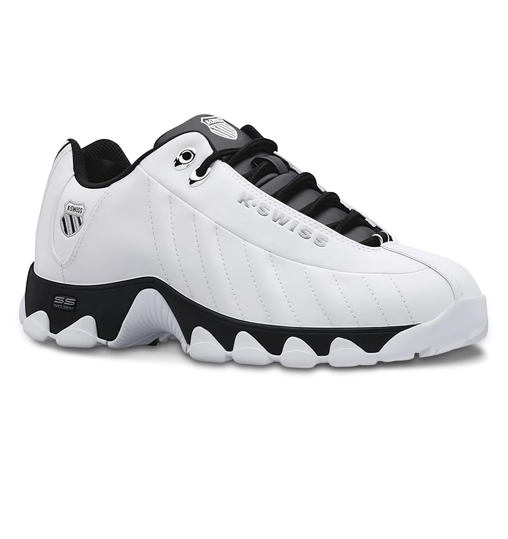 K-Swiss Men's ST329 CMF Sneaker, Wide Tennis Walking Shoes Leather Upper