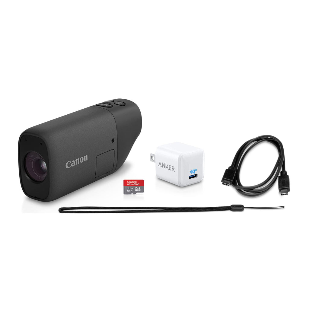 Canon Zoom Digital Monocular with USB Charger and microSD Card (Black)