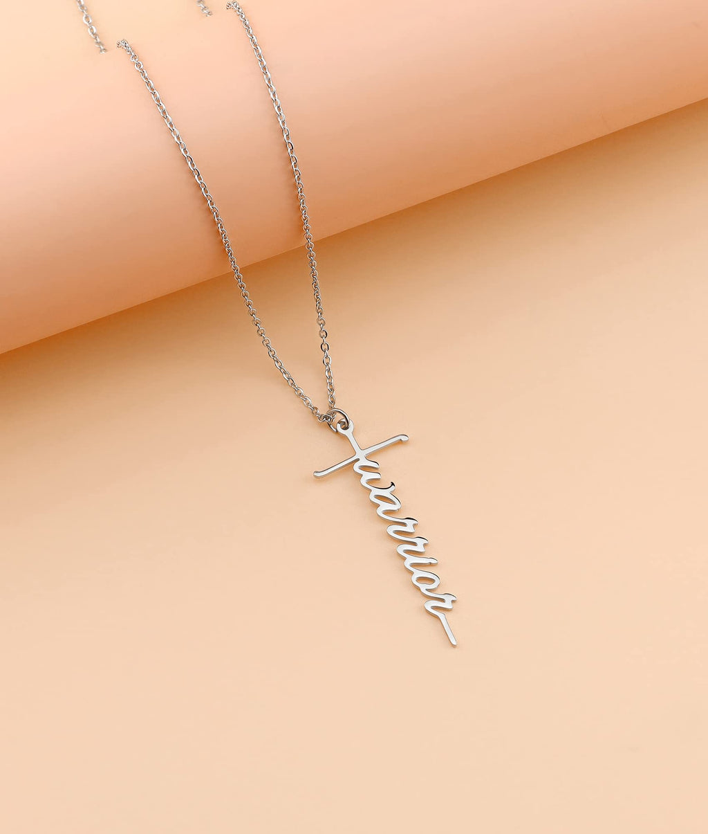 Lcherry Faith Cross Pendant Necklace for Women Religious Christian Jewelry Mother's Day Gifts for Women