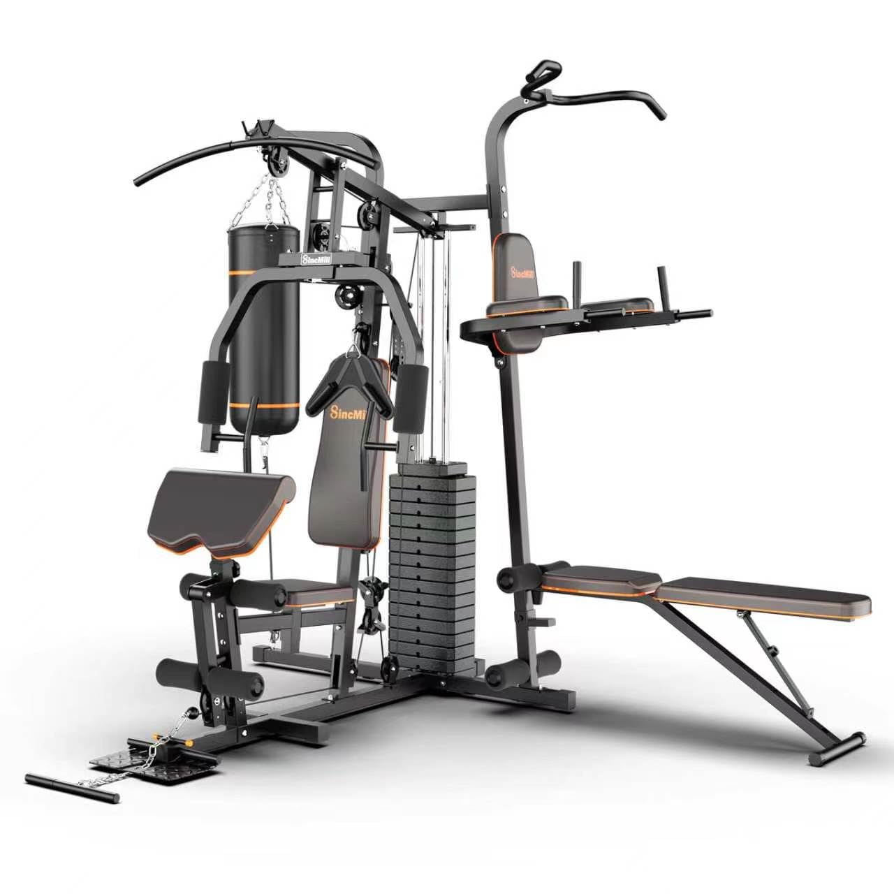 SincMill Home Gym Multifunctional Full Body Workout Equipment for Home Exercise Fitness