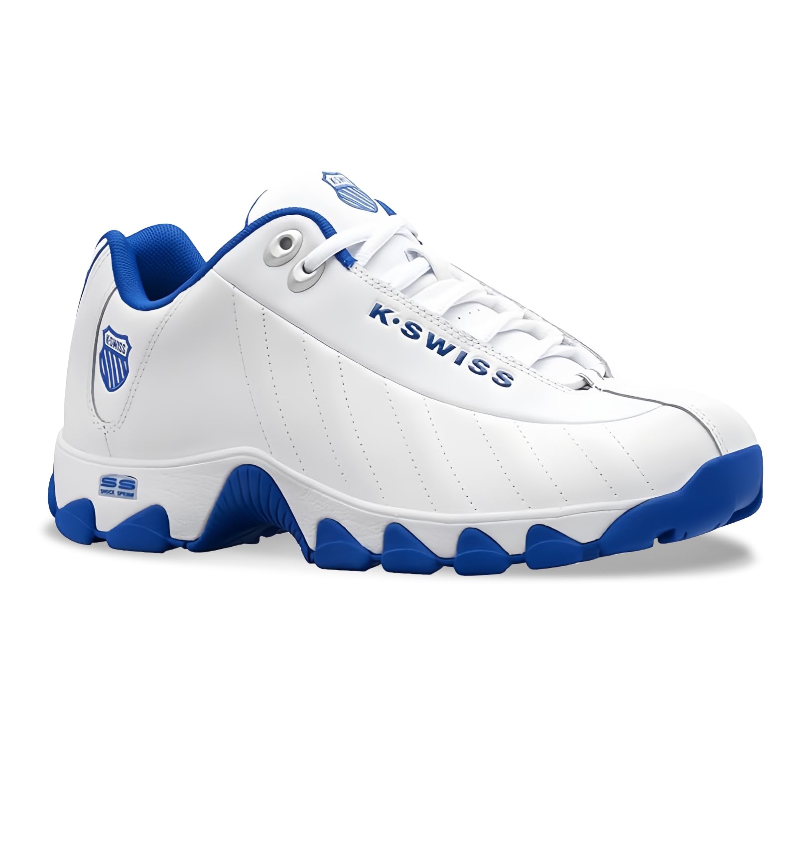 K-Swiss Men's ST329 CMF Sneaker, Wide Tennis Walking Shoes Leather Upper