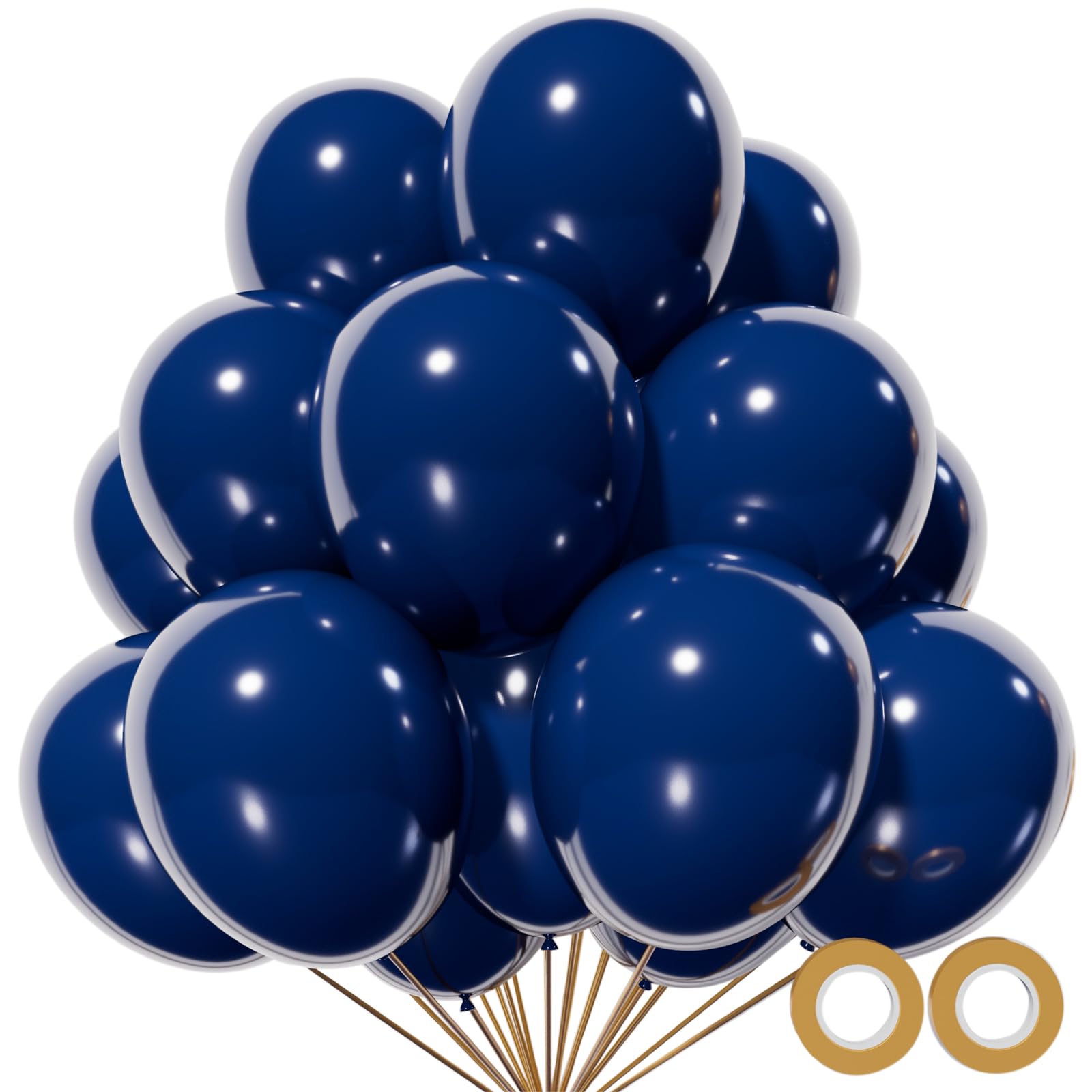 Black Balloons 110Pcs, 5 Inch Small Black Latex Party Balloons, Mini Thick Black Birthday Balloons for Wedding Baby Shower Decorations.
