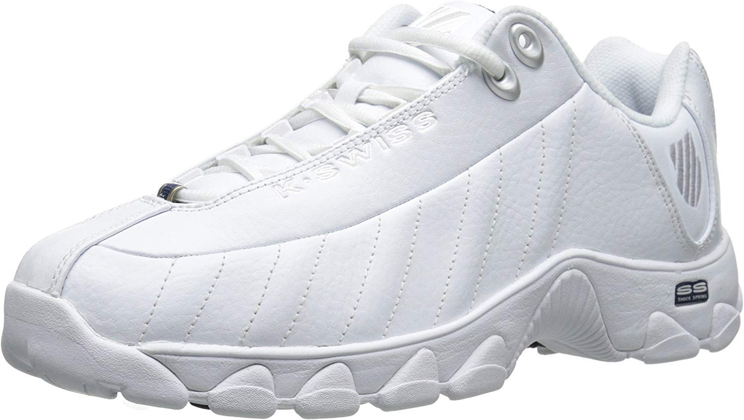 K-Swiss Men's ST329 CMF Sneaker, Wide Tennis Walking Shoes Leather Upper