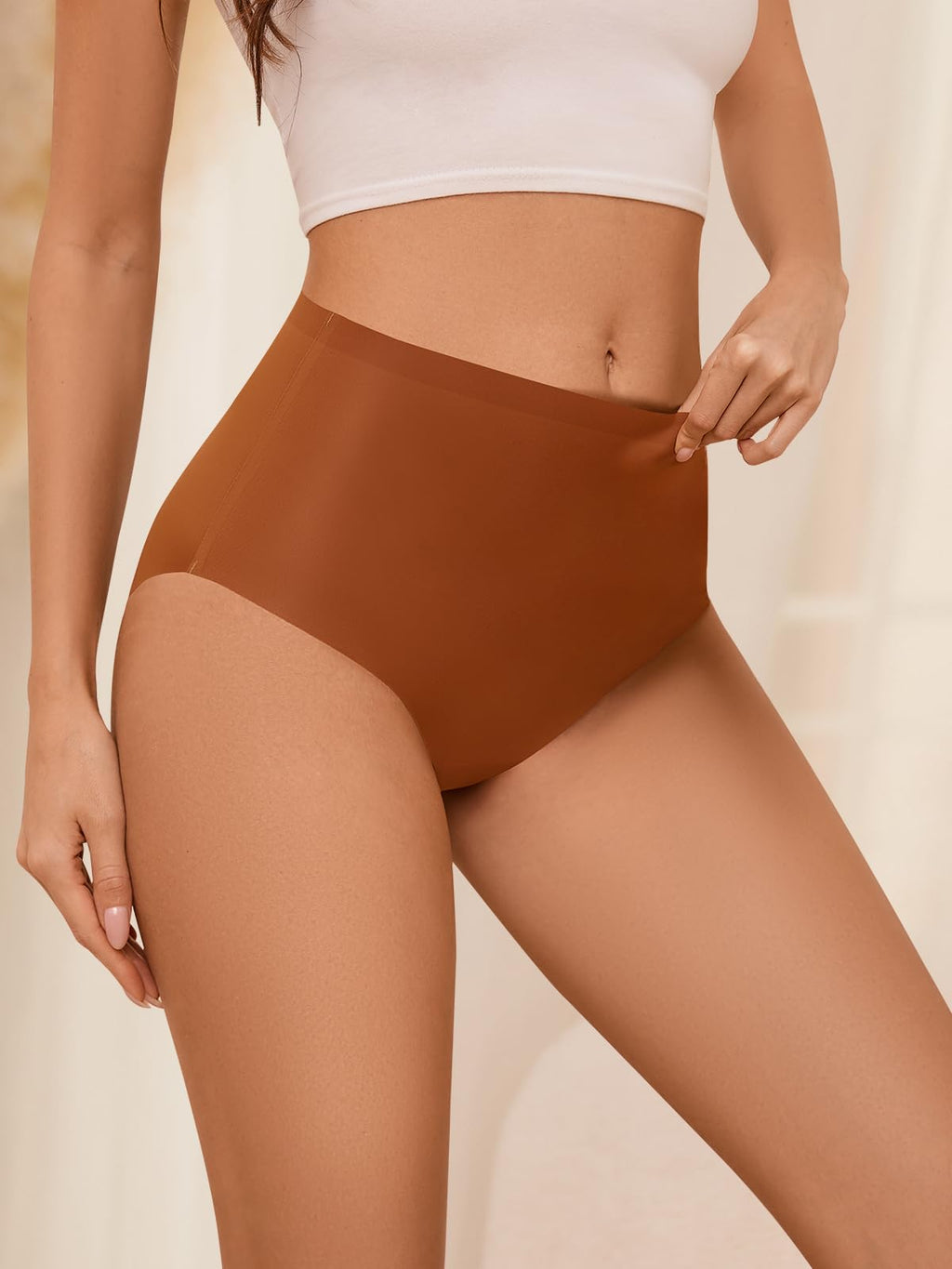 Women's High Waisted Seamless Underwear – 6 Pack
