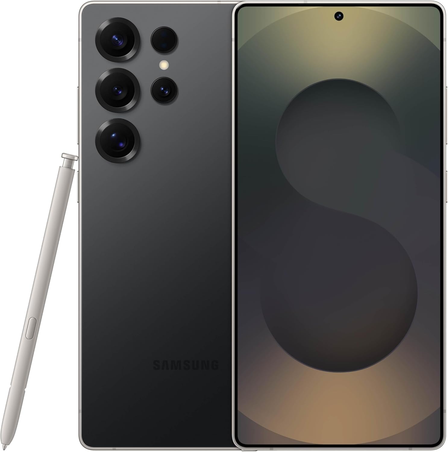 Samsung Galaxy S25 Ultra, 256GB Smartphone, Unlocked Android, AI Night Mode Camera, Snapdragon 8 Elite Fast Processor, 5000mAh Battery, Built-in S Pen, 2025, US 1 Yr Warranty, Titanium Whitesilver