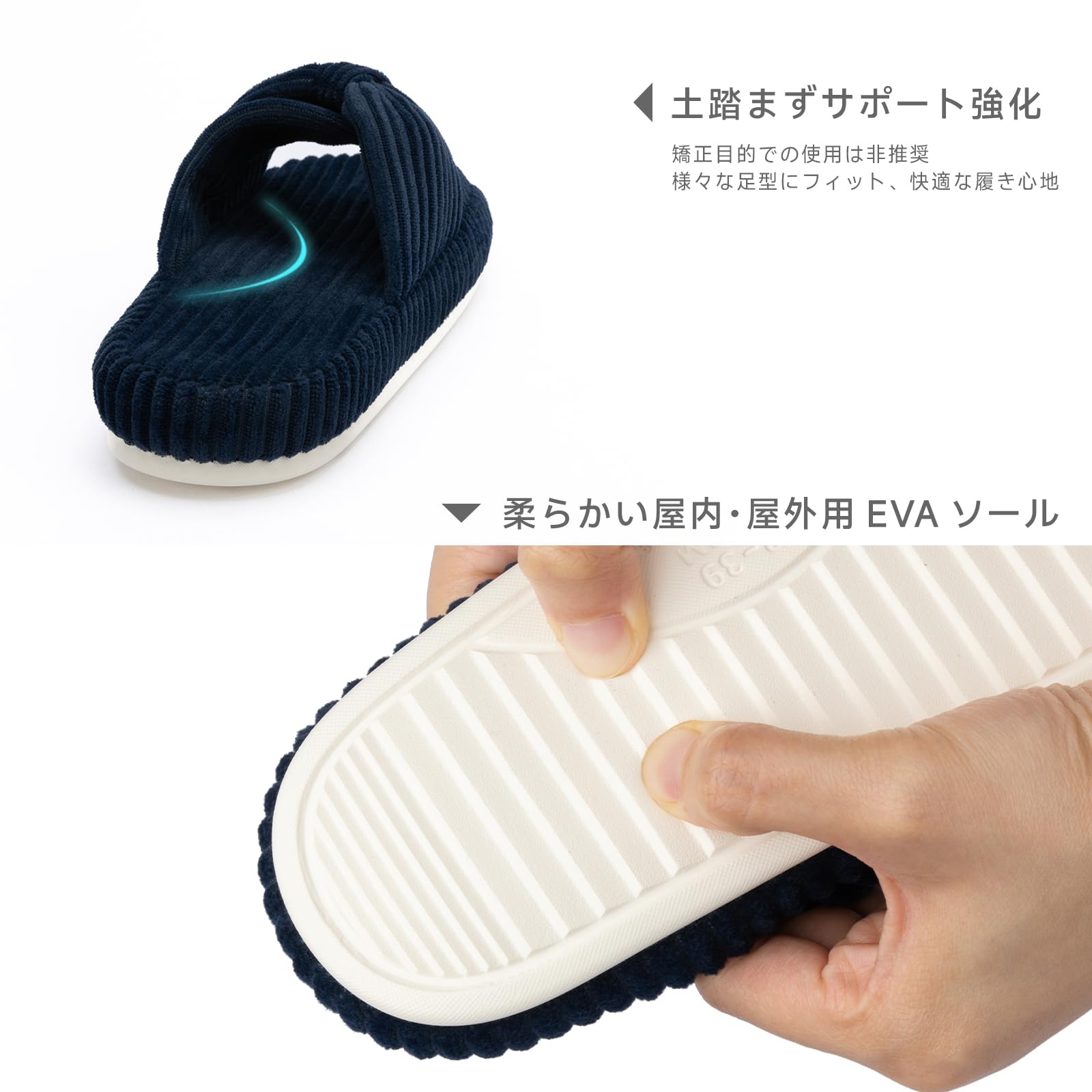 Chantomoo Slippers for Women Memory Foam House Bedroom Corduroy Bow Crossbands Slipper Shoes Comfy Trendy Gift Slippers