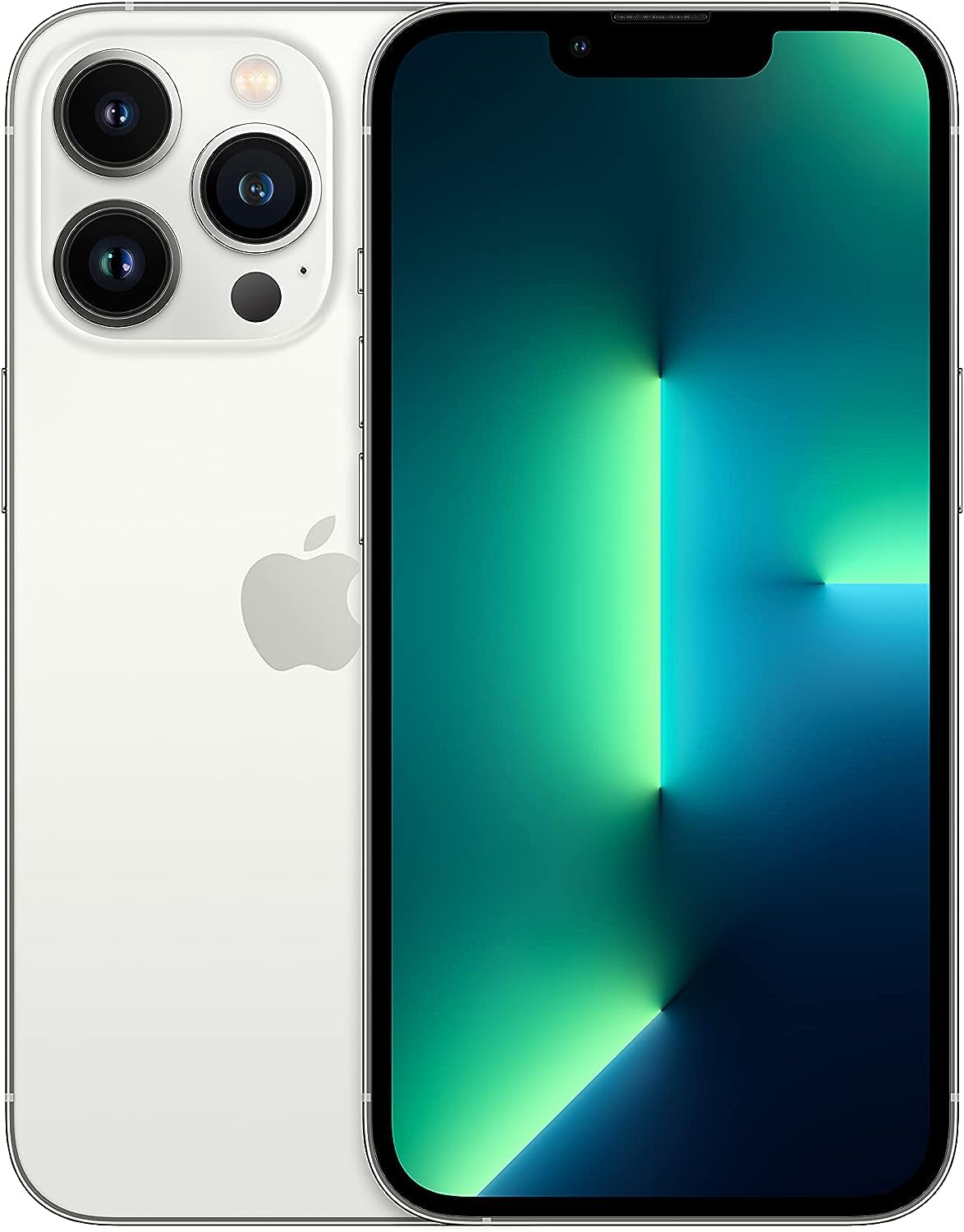 Apple iPhone 13 Pro, 128GB, Sierra Blue - Unlocked (Renewed)