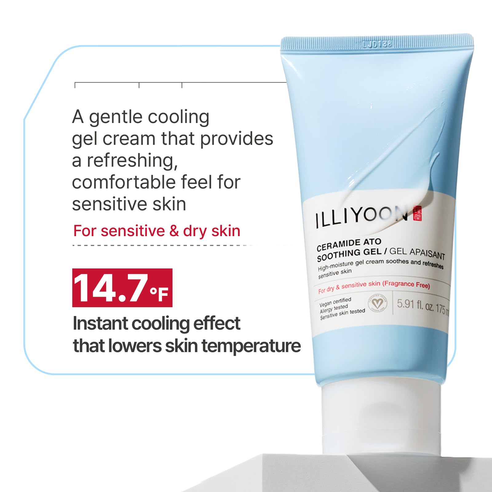 Illiyoon Ceramide Ato Lotion | Lightweight Moisturizer for Dry & Sensitive Skin, Barrier Repair for Face and Body, Mild for Babies, Vegan Certified, Korean Skincare, 2.29 fl.oz.