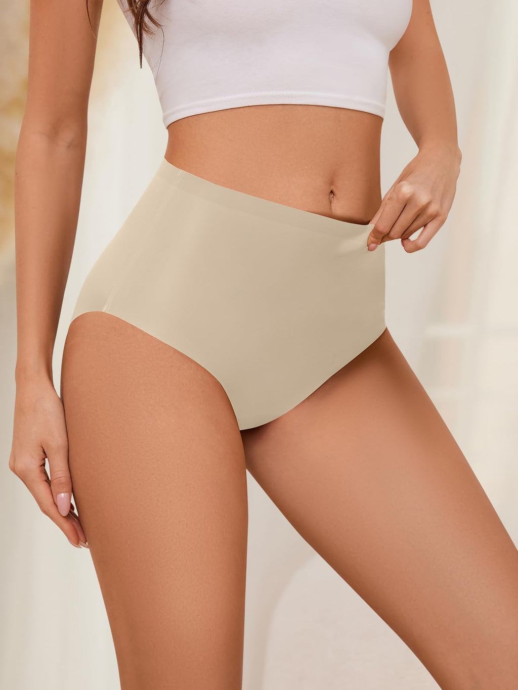 Women's High Waisted Seamless Underwear – 6 Pack