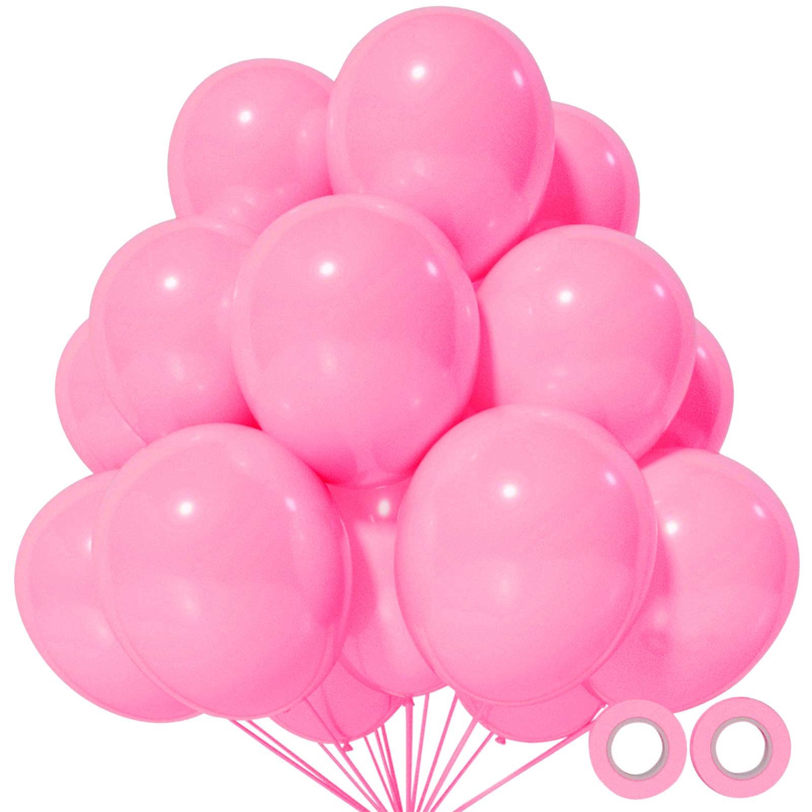 Black Balloons 110Pcs, 5 Inch Small Black Latex Party Balloons, Mini Thick Black Birthday Balloons for Wedding Baby Shower Decorations.