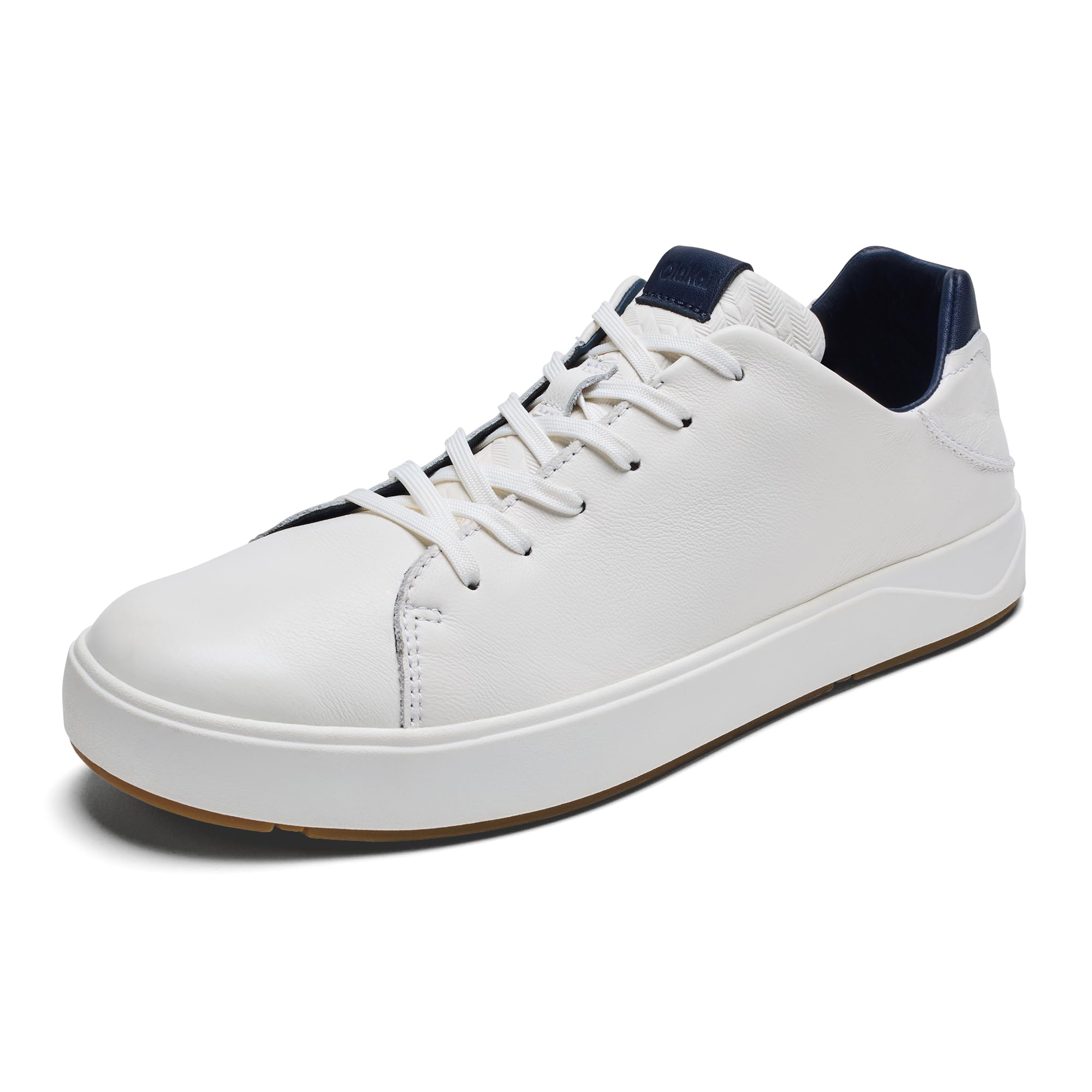 OLUKAI Lae'ahi Li 'Ili Men's Waterproof Leather Sneaker, Versatile & Casual Everyday Shoe, All-Day Comfort & Support, Enhanced Grip & Traction