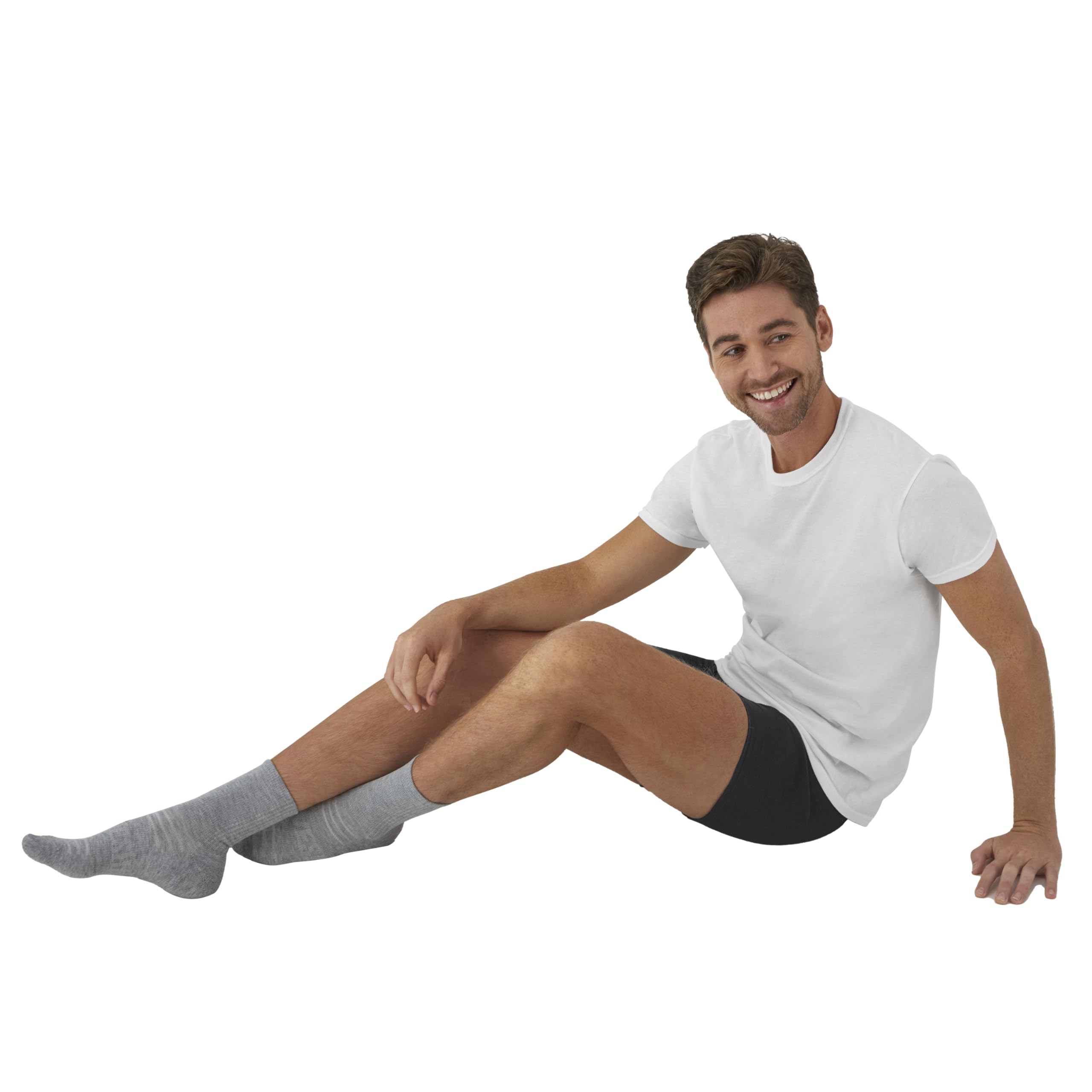 Hanes mens Underwear Boxer Briefs Pack, Cool & Breathable Cotton Moisture-wicking Underwear for Men, No Ride Up