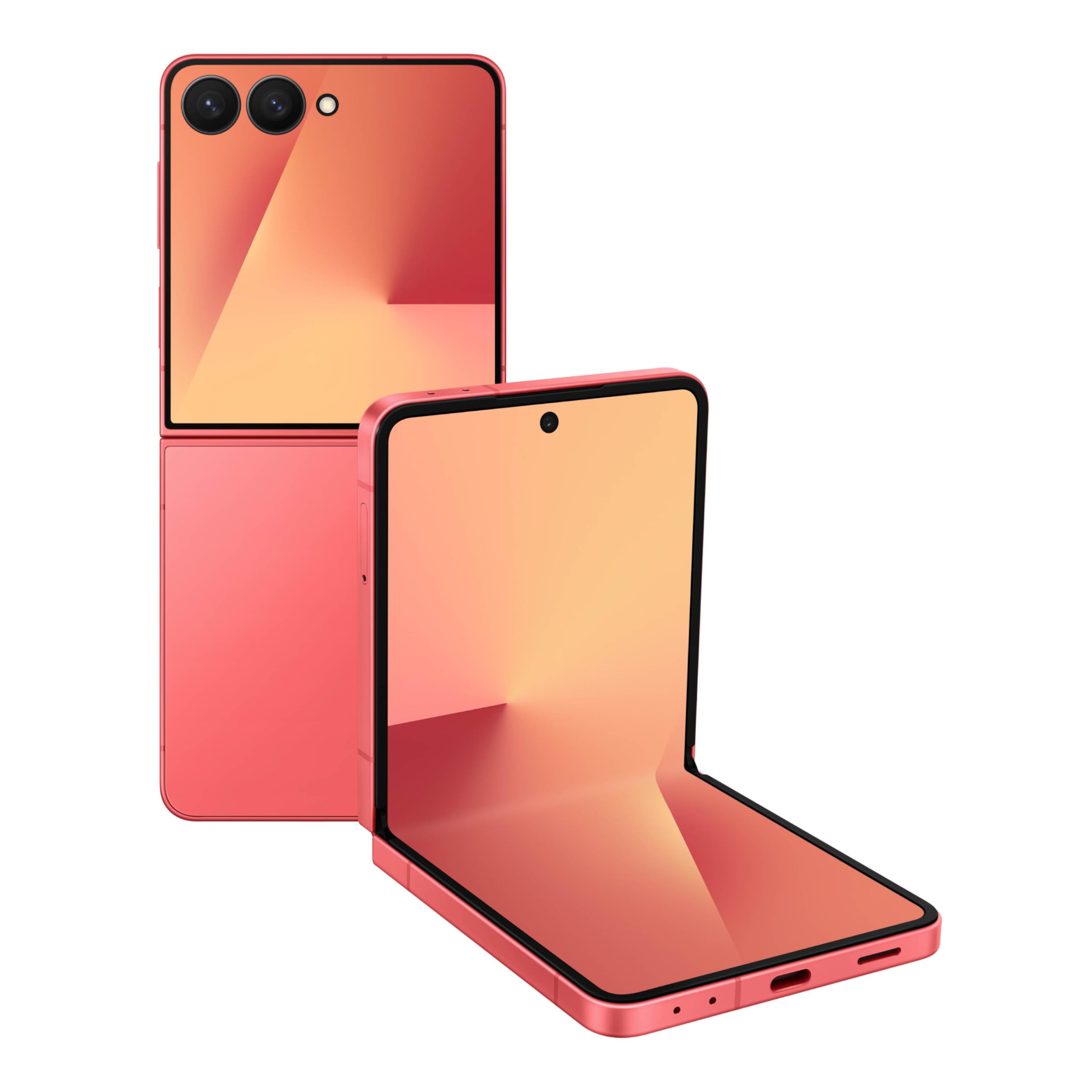 Samsung Galaxy Z Flip7 Cell Phone, 256GB AI Smartphone, Unlocked Android, high-res 50 MP Camera, Powerful Processor, Long Battery Life, 2025, US 1 Yr Manufacturer Warranty, Coral Red