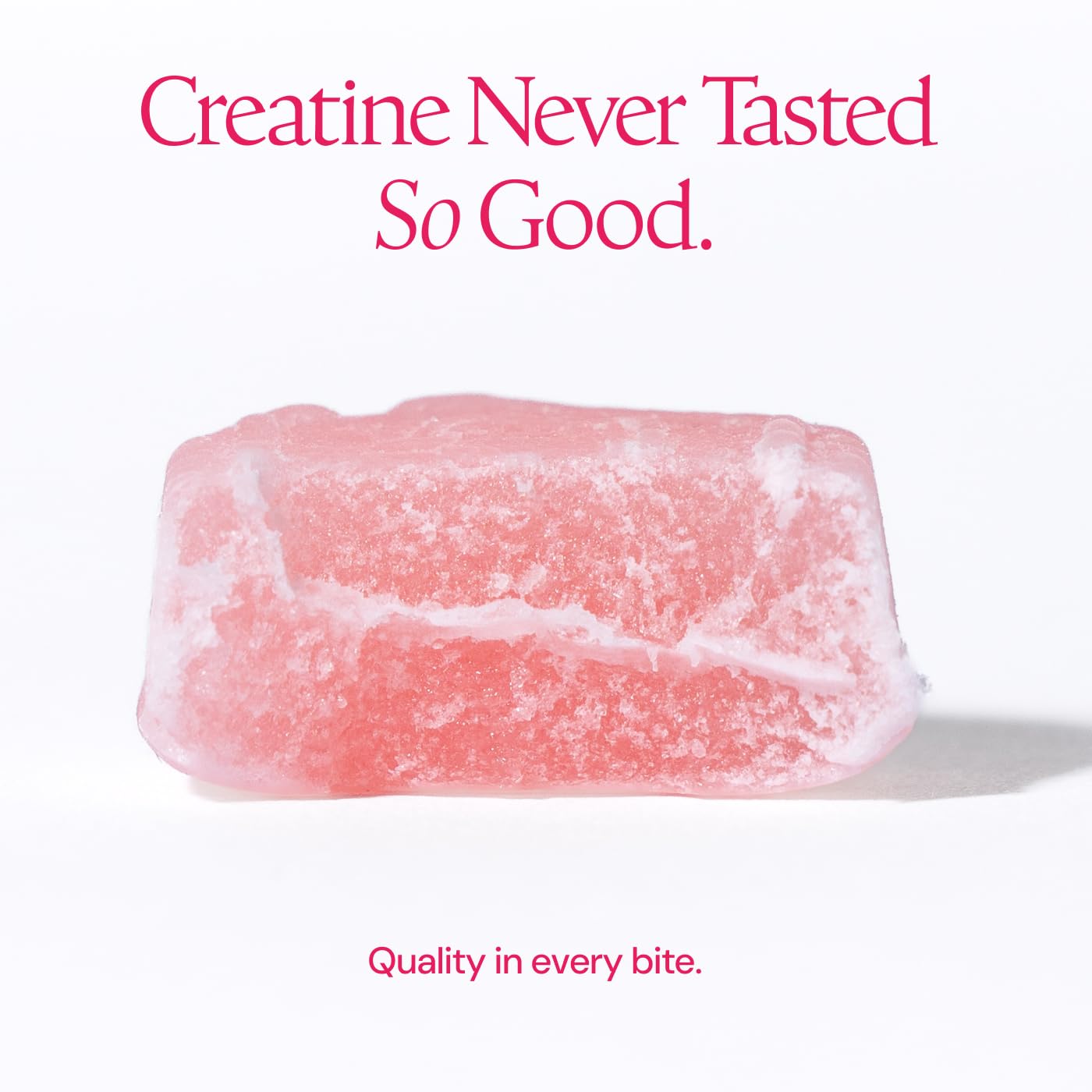 Create Creatine Monohydrate Gummies for Men & Women, Boost Focus, Strength, and Endurance, Anti-Melting Formula, Vegan, Gluten-Free, Non-GMO, 1.5g of Creatine per Gummy (Blue Raspberry)