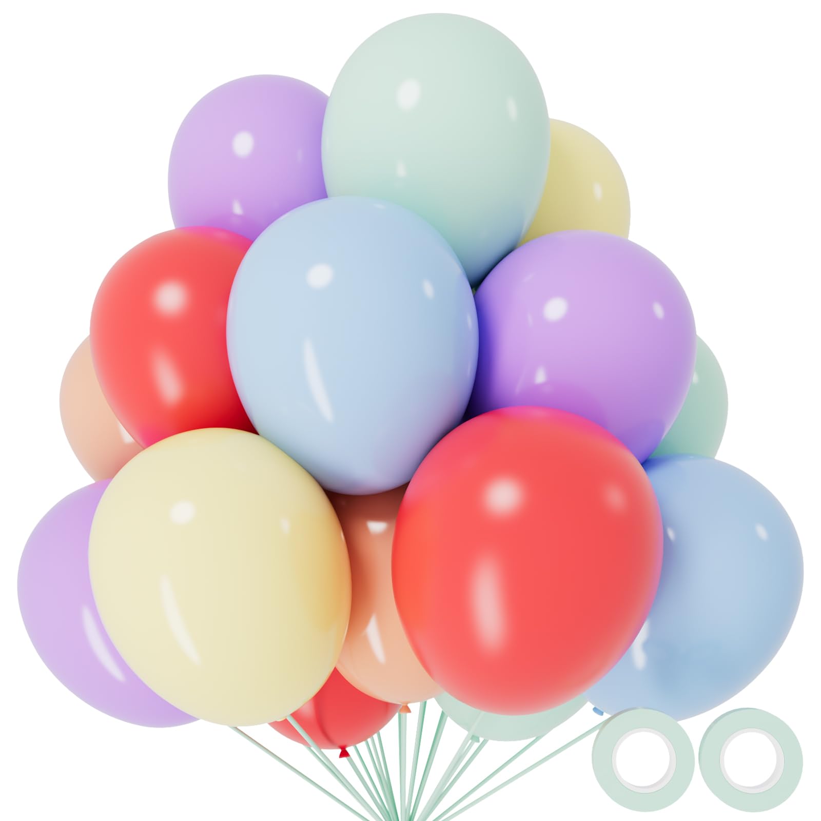 Black Balloons 110Pcs, 5 Inch Small Black Latex Party Balloons, Mini Thick Black Birthday Balloons for Wedding Baby Shower Decorations.
