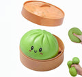 Dumpling Squishy, Mystery Dumpling Squishy, Dumplings Sensory Squeeze Toy for Stress Relief, Soft Squeeze Decompression Dough for Adults Classroom Prizes & Party Favors (Blue A)