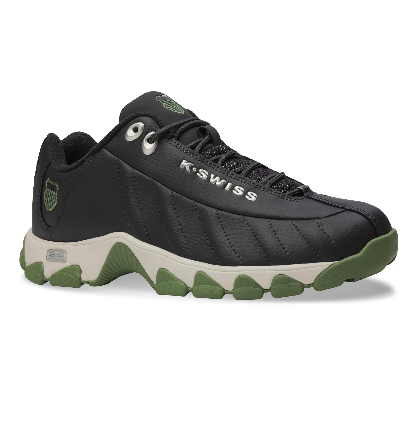 K-Swiss Men's ST329 CMF Sneaker, Wide Tennis Walking Shoes Leather Upper