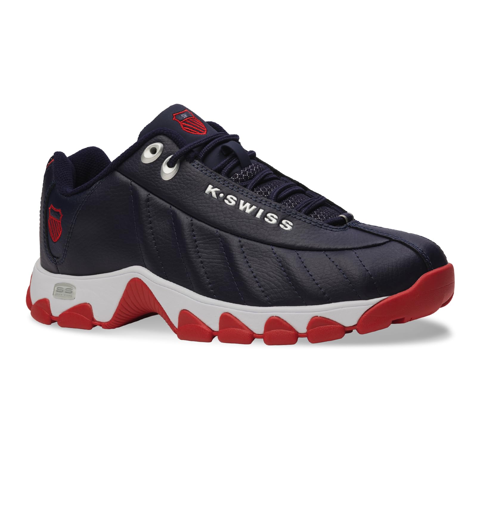 K-Swiss Men's ST329 CMF Sneaker, Wide Tennis Walking Shoes Leather Upper