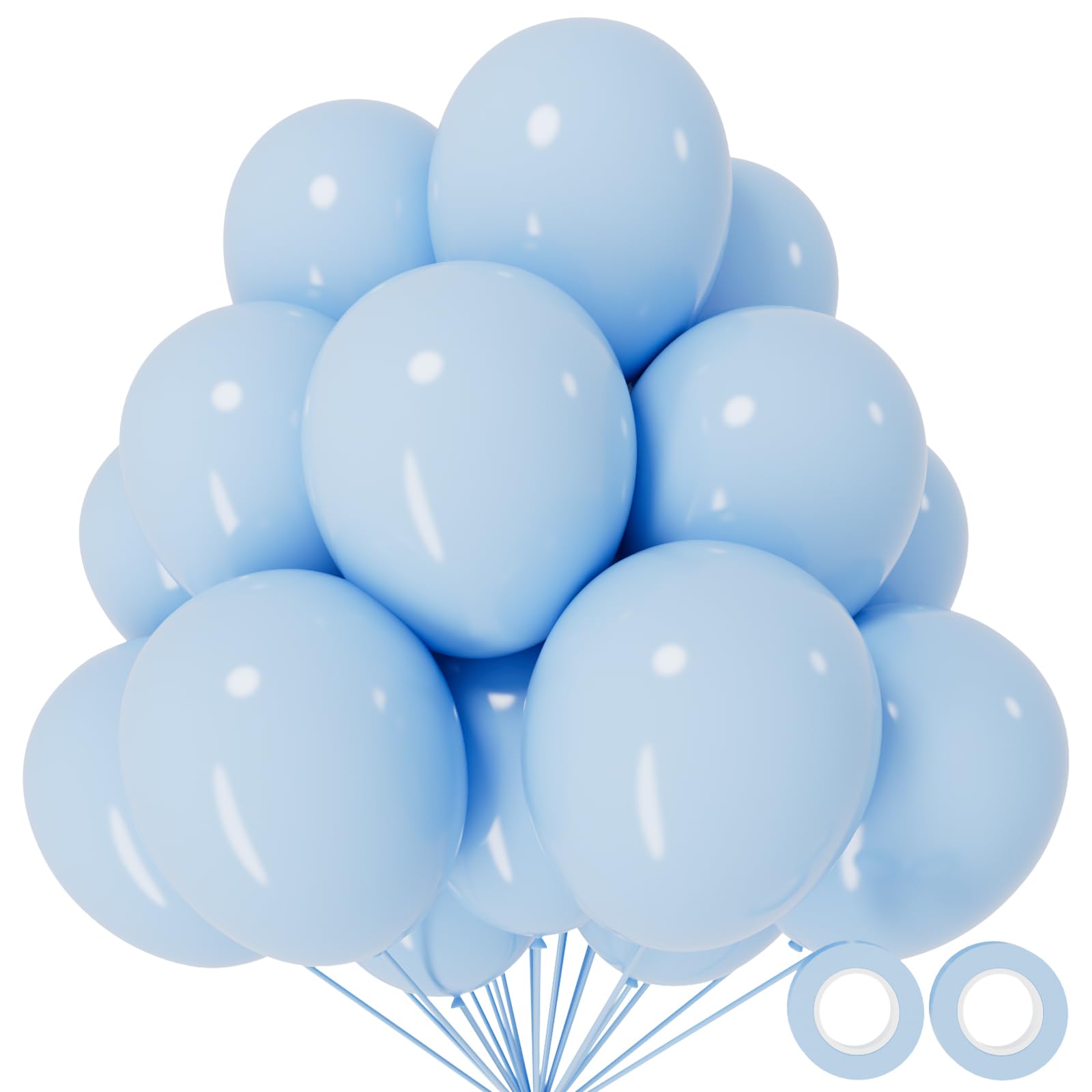 Black Balloons 110Pcs, 5 Inch Small Black Latex Party Balloons, Mini Thick Black Birthday Balloons for Wedding Baby Shower Decorations.