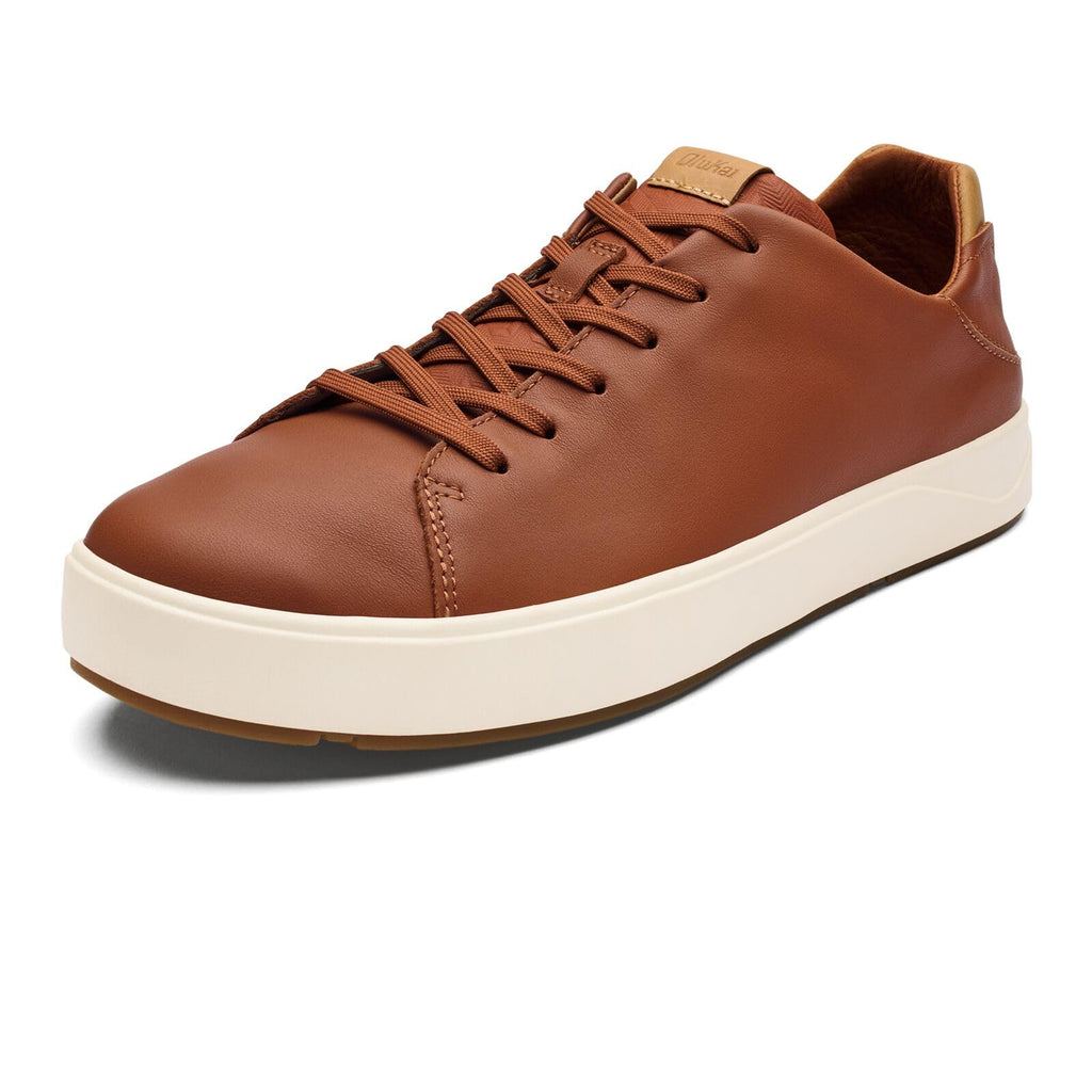 OLUKAI Lae'ahi Li 'Ili Men's Waterproof Leather Sneaker, Versatile & Casual Everyday Shoe, All-Day Comfort & Support, Enhanced Grip & Traction