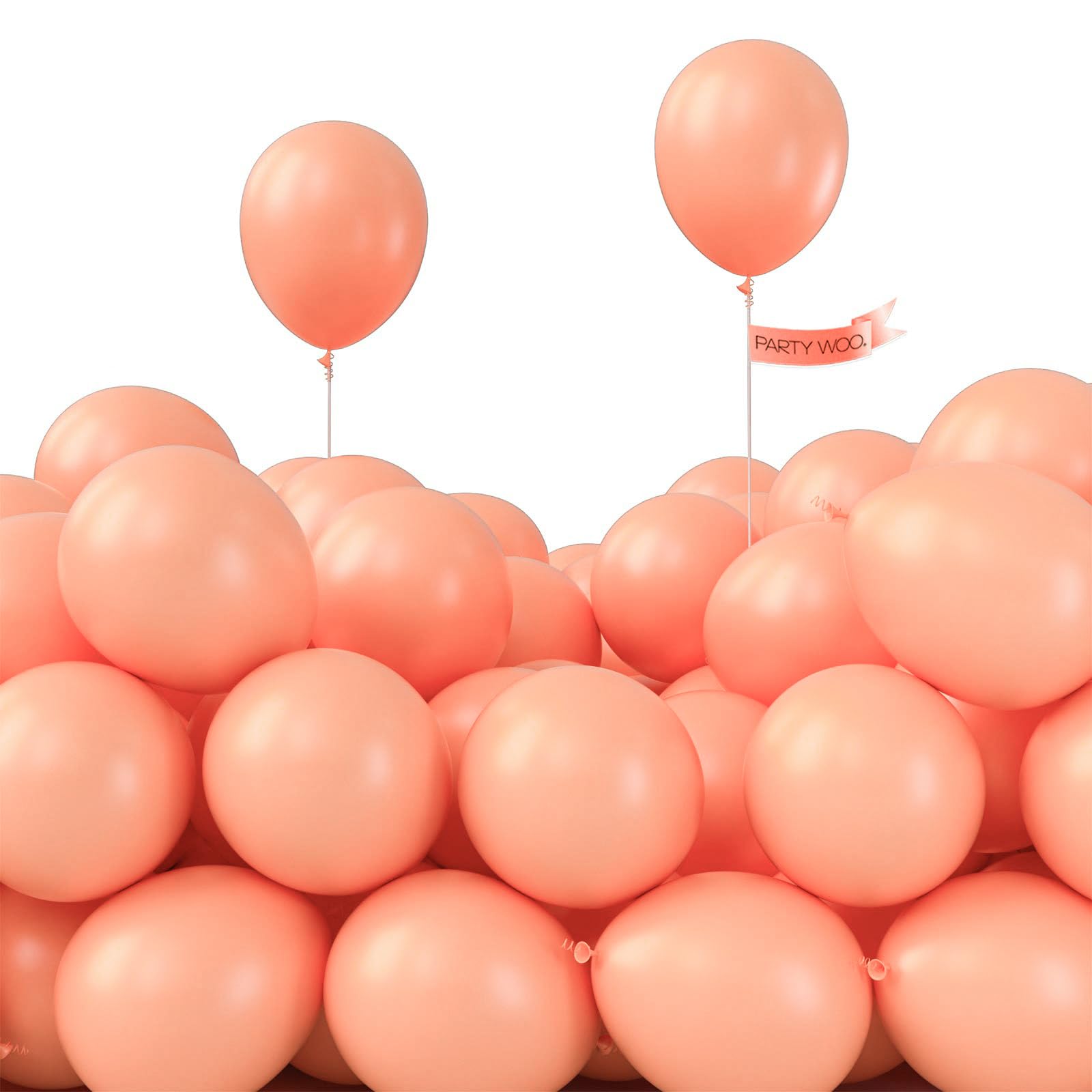 PartyWoo Nude Balloons 50pcs 5 Inch Apricot Boho Fall Neutral Latex Helium Balloons for Graduation Wedding Anniversary Birthday Boy Baby Shower Woodland Boho Theme Party Decorations Brown-F05