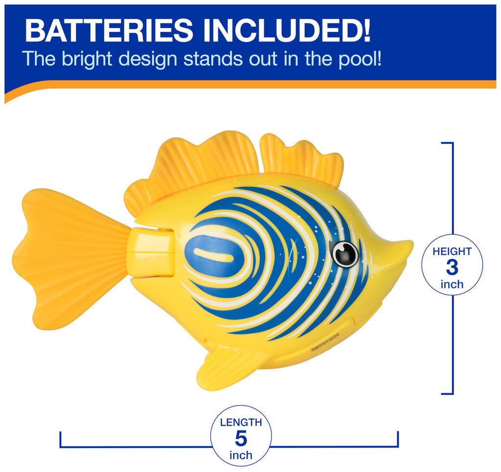 SwimWays Rainbow Reef Shark Toy, Finn Diesel Kids Shark Pool Toy and Swimming Accessory, Self-Activated Water Toys, Learn to Swim Pool Toys for Kids Ages 5 & Up (Batteries Included)