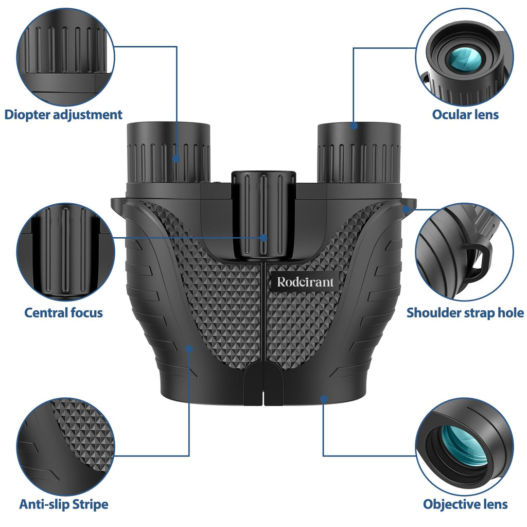 Binoculars 15x25 for Adults,High Powered Easy Focus Binoculars with Low Light Vision for Bird Watching,Travel and Concerts,Sightseeing and Sport Games