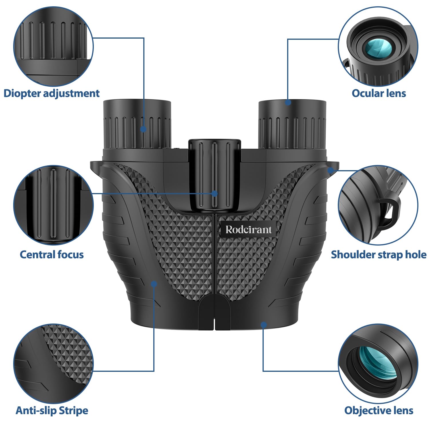 Binoculars 15x25 for Adults,High Powered Easy Focus Binoculars with Low Light Vision for Bird Watching,Travel and Concerts,Sightseeing and Sport Games