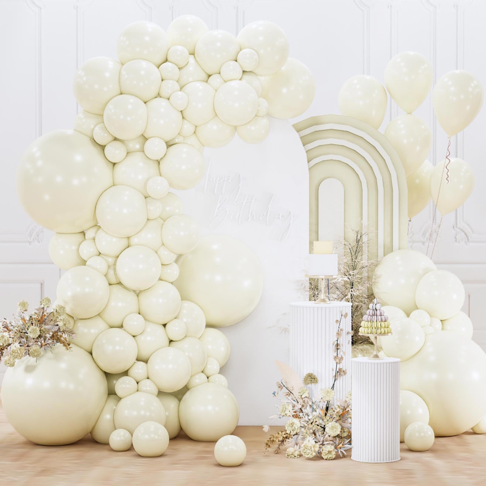 PartyWoo Nude Balloons 50pcs 5 Inch Apricot Boho Fall Neutral Latex Helium Balloons for Graduation Wedding Anniversary Birthday Boy Baby Shower Woodland Boho Theme Party Decorations Brown-F05