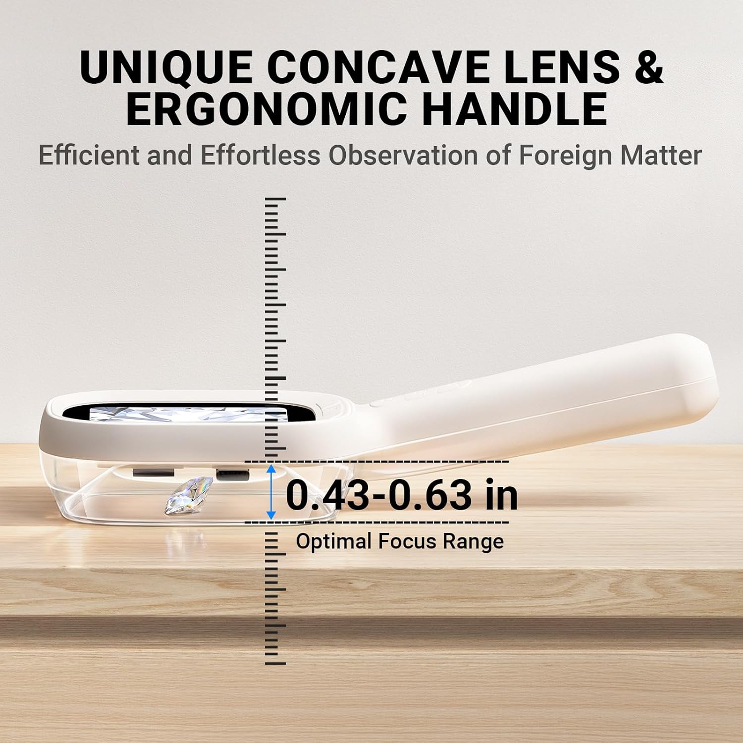 ScopeAround Digital Microscope, Autofocus Handheld Microscope, Magnifier with 2.8" IPS Screen and LEDs, Portable Magnifying Glass, Compatible with Mac/Windows