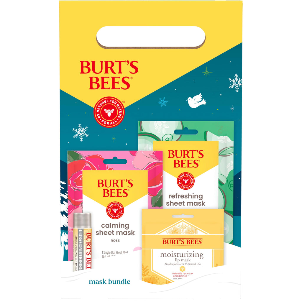 Burt's Bees Mothers Day Gifts Ideas - Classics Set, 6 Products in Giftable Tin – Cuticle Cream, Hand Salve, Lip Balm, Res-Q Ointment, Hand Repair and Foot Cream
