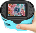 1000X Pocket Microscope for Kids - 4K 2.0" Screen, Digital Mini Scope with Slides Kit, Rechargeable Lab Handheld Portable Microscopes for Kids 4-12 Students Teens