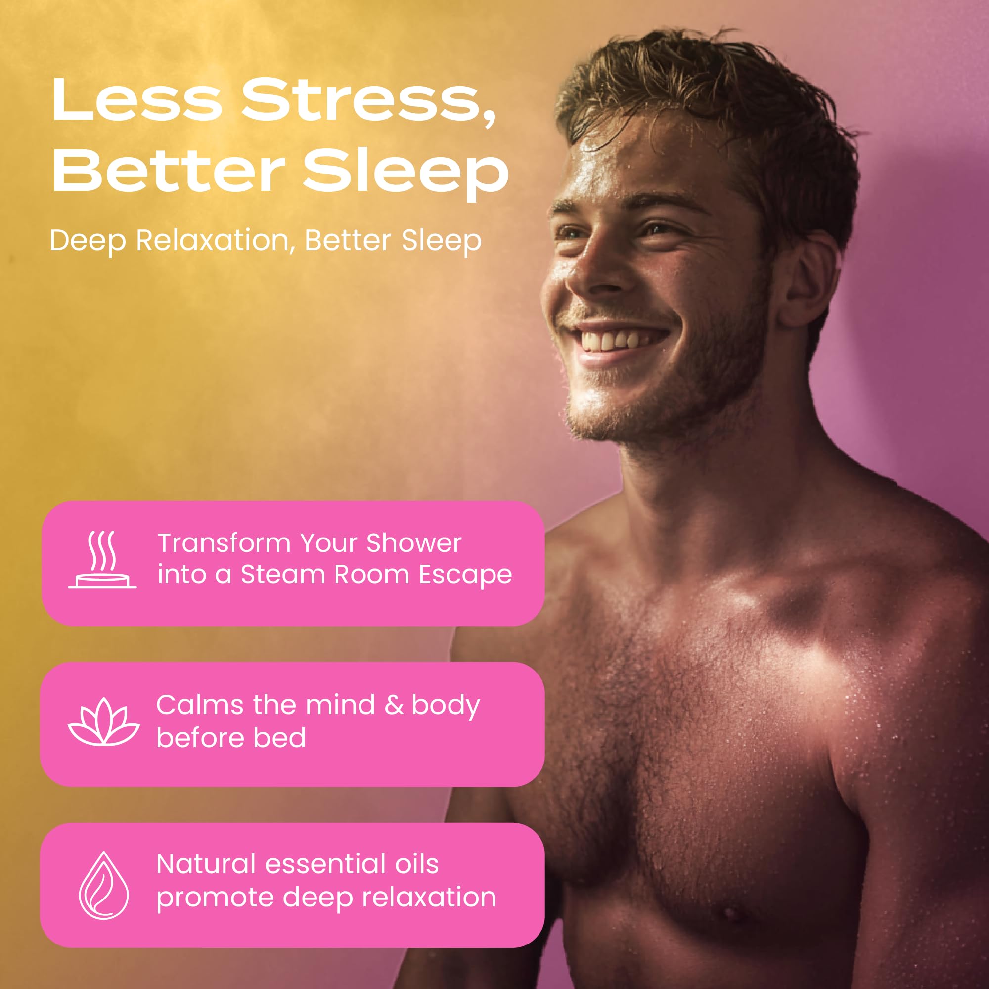 Body Restore Shower Steamers Aromatherapy 6 Pack – Mothers Day Gifts for Mom, Birthday Gifts for Women, Relaxation Stress Relief Self Care – Citrus Essential Oil Tablets