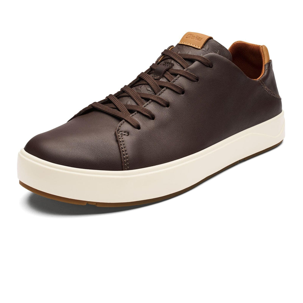 OLUKAI Lae'ahi Li 'Ili Men's Waterproof Leather Sneaker, Versatile & Casual Everyday Shoe, All-Day Comfort & Support, Enhanced Grip & Traction