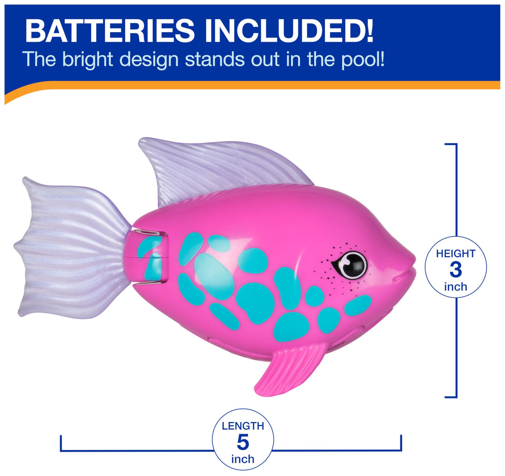 SwimWays Rainbow Reef Shark Toy, Finn Diesel Kids Shark Pool Toy and Swimming Accessory, Self-Activated Water Toys, Learn to Swim Pool Toys for Kids Ages 5 & Up (Batteries Included)