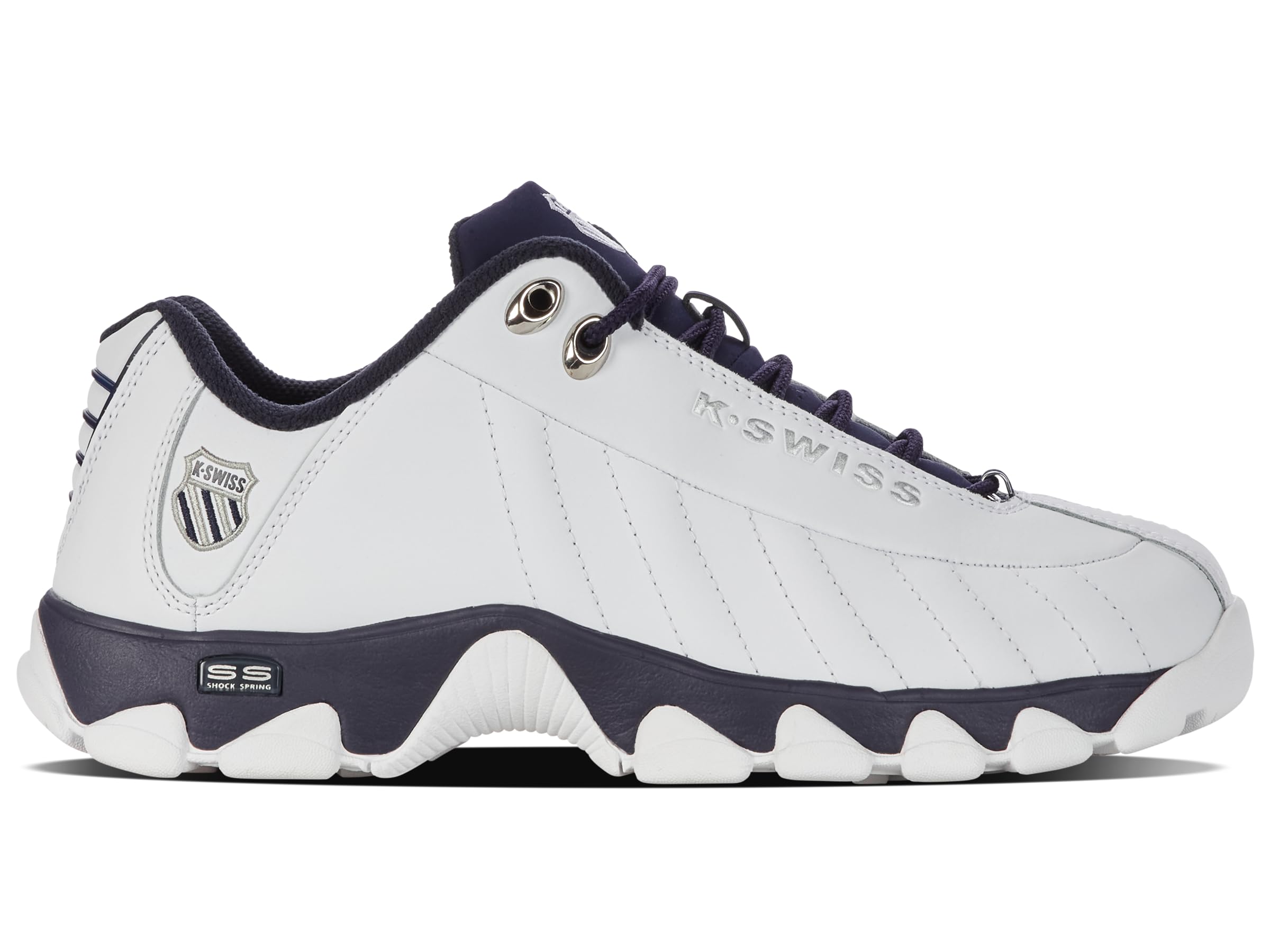 K-Swiss Men's ST329 CMF Sneaker, Wide Tennis Walking Shoes Leather Upper