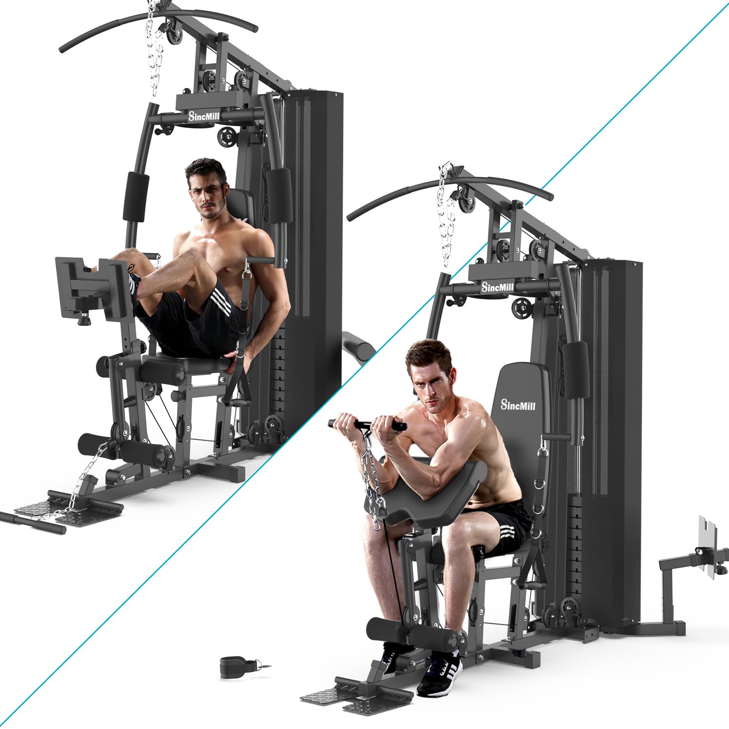 SincMill Home Gym Multifunctional Full Body Workout Equipment for Home Exercise Fitness