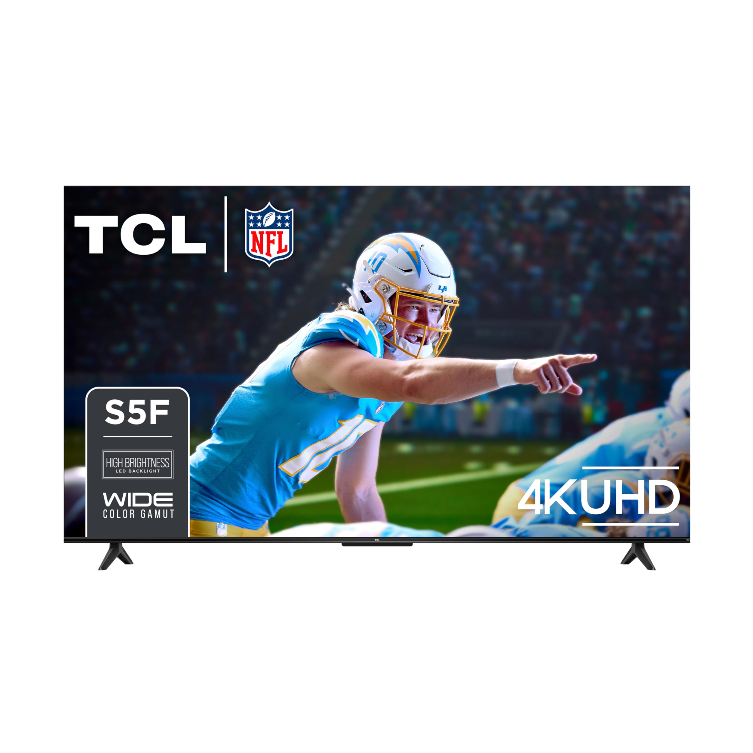 TCL 65-Inch Class S5 UHD 4K LED Smart TV with Fire TV (65S551F, 2024), Dolby Vision, HDR PRO+, Atmos, Alexa Built-in, Apple AirPlay 2, Streaming Television