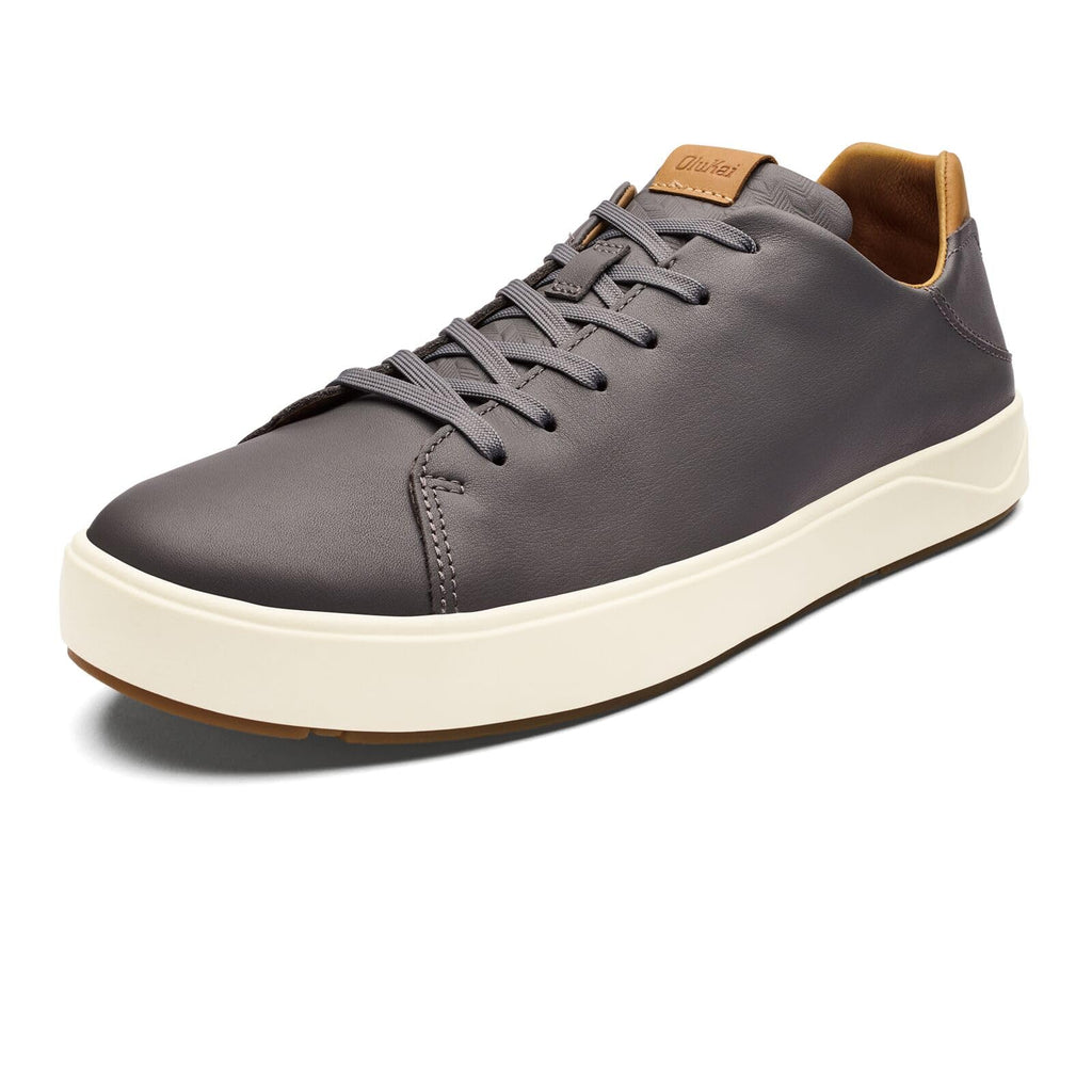 OLUKAI Lae'ahi Li 'Ili Men's Waterproof Leather Sneaker, Versatile & Casual Everyday Shoe, All-Day Comfort & Support, Enhanced Grip & Traction