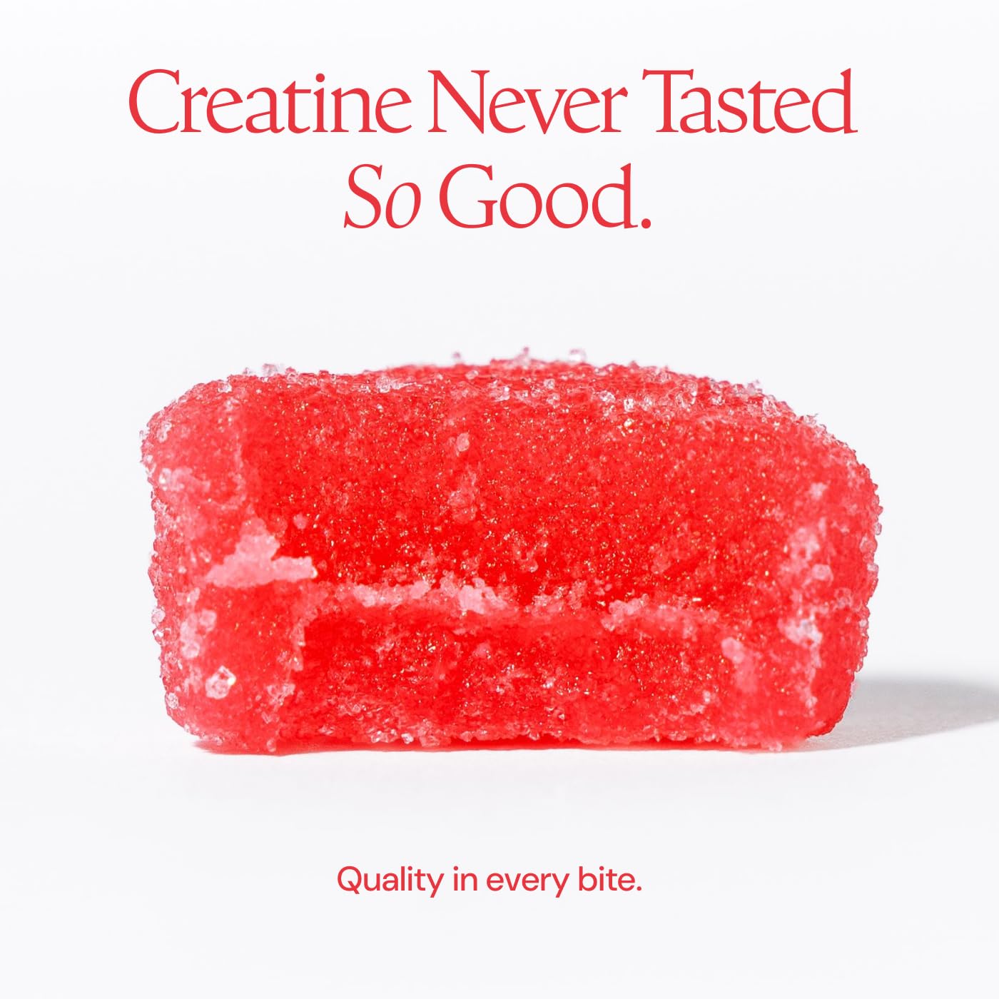 Create Creatine Monohydrate Gummies for Men & Women, Boost Focus, Strength, and Endurance, Anti-Melting Formula, Vegan, Gluten-Free, Non-GMO, 1.5g of Creatine per Gummy (Blue Raspberry)